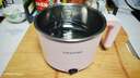 利仁（Liven）电煮锅不锈钢学生锅小型无涂层泡面锅304不锈钢内胆小电锅宿舍用1-2人煮面锅蒸煮一体电蒸锅小火锅 1.3L+蒸蛋架+不锈钢+两档火 实拍图