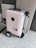 爱尔威（Airwheel）电动行李箱可骑行智能拉杆箱可坐可代步20英寸登机箱 豪华版一粉 实拍图