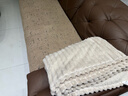 雅鹿仿兔毛绒毛毯A类冬季保暖加厚办公室午睡毯法兰绒沙发毯被子单人 兔毛条纹-卡其【加厚保暖】 150*200cm【单毛毯】 实拍图