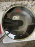 康巴赫炒锅不粘锅316L不锈钢炒菜锅32cm蜂窝平底煎炒锅电磁炉燃气灶通用 实拍图