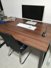 超·奈（CHAONAI）【顺丰到家】电脑桌家用台式简约办公卧室小户型学习桌简易书桌子 【单桌25MM厚桌面】黑架+古橡木 长140CM宽80CM高75CM 实拍图