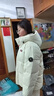 鸭鸭孙颖莎同款时空道宇羽绒服男短款2025冬季新款男女款面包服外套HY 月光白色 L 175/92A(L) 实拍图