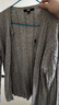 优衣库女装纽花圆领针织开衫/毛衣外套空调衫通勤秋冬新款488123 481477/03灰色 XL 实拍图