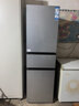 海尔（Haier）「真省电」217L三门小冰箱黑金净化一级能效风冷无霜星辉银BCD-217WGHC3E9S9国家补贴 实拍图