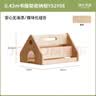 源氏木语实木儿童储物架玩具收纳柜简约家用储物柜碳化杨木0.43米收纳柜 实拍图