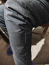 雪中飞鹅绒羽绒裤男士加厚款冬季保暖贴片束脚防风户外休闲长裤195 实拍图