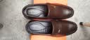 蜻蜓牌【100%全牛皮】男士皮鞋商务休闲真皮防滑软底软面中老年爸爸鞋真皮透气套脚舒适耐磨真皮百搭鞋子 棕色 42 实拍图