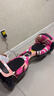 领奥智能儿童电动平衡车3-6-12岁体感8到10岁到15岁以上两轮自动平行车双轮成年人新款扭扭车 10吋越野高配粉【蓝牙+炫光轮】 实拍图