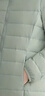 鸭鸭（YAYA）佟丽娅同款轻薄羽绒服女新款秋冬季休闲短款连帽轻便韩版排骨外套 抹茶绿色 XL 实拍图