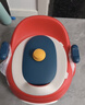 日康（rikang）儿童马桶 宝宝坐便器婴儿便盆  PU软垫三合一功能 红色X2004-1 实拍图