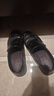 意尔康皮鞋秋季商务休闲套脚皮鞋舒适牛皮中老年爸爸鞋 97689W 黑色 42 实拍图