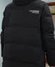 坦博尔羽绒服男士中长款连帽冬季加厚运动休闲保暖外套550735D 黑色180 实拍图