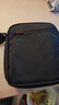 SWICKY大容量胸包男士单肩斜挎包休闲包男士包斜背包商务运动 黑色（可装11吋平板） 实拍图