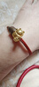 周生生【细绳红色】Charme串珠配绳3mm细版手绳不锈钢绳男女定价 E17 实拍图