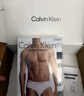 Calvin Klein内衣男士三条装简约提花腰边ck舒适顺滑棉质微弹贴身三角内裤男 998-太空黑/椰青灰/月光白 3条 L 实拍图