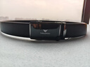 英伦保罗皮带男真皮自动扣头层牛皮男士腰带商务简约裤带生日礼物男送男友 枪色-头层牛皮 实拍图