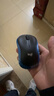 罗技（Logitech）M185鼠标 无线鼠标 办公鼠标 对称鼠标 黑色蓝边 带无线2.4G接收器 实拍图