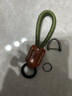 范爷家牛皮编织绳车钥匙扣马蹄扣男士汽车专用挂件高品质链圈环挂饰礼物 实拍图