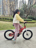 优贝（RoyalBaby）儿童自行车5-9岁男女学生通勤镁合金单车月亮系列 宇航员18寸红色 实拍图