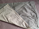 然牌 新疆棉贡缎纯棉枕套一对装简约枕头套枕芯套 48X74cm 灰色双拼 实拍图