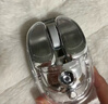前行者（EWEADN）Q9小土豆无线蓝牙双模透明鼠标游戏可充电式电竞电脑笔记本低音轻量化RGB灯效  晶透白 实拍图