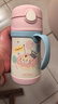 膳魔师（THERMOS）儿童吸管保温杯巧虎带杯套把手316L不锈钢超轻学生杯幼儿上学TCKC 实拍图