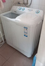 海尔（Haier）半自动双桶双缸洗衣机 12KG大容量  强力去污洗大件 一级能效家电国家补贴以旧换新 XPB120-81D2 实拍图