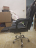 奥伦福特 电脑椅办公椅子电竞椅家用人体工学椅老板椅主播靠背椅皮革转椅 工学椅-黑+搁脚+乳胶+【顶配】 实拍图