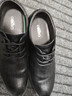 卡帝乐鳄鱼（CARTELO）男士皮鞋商务正装鞋男软皮耐磨透气皮鞋男9611 黑色增高款 42 实拍图
