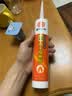 绿松林 阻燃防火耐高温密封胶 FV-0级防水绝缘 防火门排烟管止逆阀烟道专用玻璃胶 LSL-119 瓷白色300ml（带胶嘴） 实拍图