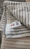 洁丽雅（Grace）毛巾家纺 经典条纹系列新疆棉洗脸强吸水面巾二条装 兰/棕 实拍图