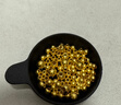 洲足金999金珠黄金小金珠金豆古法金珠DIY配件散珠隔珠路路通转运珠 3mm金珠  合单满 0.16g 包邮 多颗混发约0.04g 实拍图