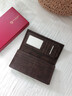 金利来（Goldlion）男士钱包长款真皮复古钱夹竖款皮夹软牛皮简约休闲票夹情人节礼物 咖啡色【官方授权-假一罚十】 实拍图
