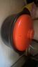 康舒（KANGSHU） 大容量砂锅炖锅家用耐高温陶土沙锅明火燃气陶土煲煮粥煲石锅 橙3.3L+1.1L(3-5人)破损补发 实拍图