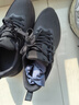 特步羽逸男跑步鞋运动鞋夏季轻便减震革面防泼水休闲跑鞋男鞋子黑色 实拍图
