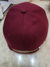 【热巴同款】加大棒球帽帽子男女大头围显脸小春夏字母百搭棒球帽 刺绣款-红色 实拍图