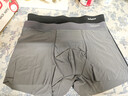 猫人男士内裤男冰丝无痕凉感10A抑菌透气裤衩大码男生平角短裤头礼盒 黑色+铂灰+灰蓝 10A抑菌冰丝 3条 XL （建议120斤-140斤） 实拍图