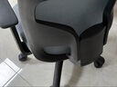 得力（deli）Surfer系列 人体工学电脑椅办公椅 2D头枕+固定扶手+3D腰靠 黑  实拍图