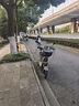 电动车通用座垫套电瓶车座垫座套电动自行车座套防水防晒隔热透气皮革座套适用雅迪爱玛电动车座套 前座套【蜂窝款】抗晒排汗 实拍图