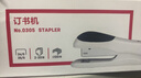 得力（deli）【热门商品】订书机/订书器轻巧经典便携小号桌面文具 办公用品12# 灰白色0305（不带订书钉） 实拍图