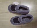京东京造家居包脚棉拖鞋 冬季室内防臭防滑保暖厚底踩屎感男款 灰色44-45 实拍图