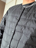 优衣库男女装高级轻型羽绒便携式茄克夹克外套排骨羽绒服478275 478275/09黑色 L 实拍图