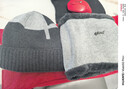 南极人毛线帽男保暖针织护耳冬加绒加厚包头套围脖帽子女N18M2519 浅灰 实拍图