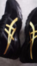 亚瑟士ASICS男鞋透气跑鞋运动鞋缓震舒适跑步鞋 GEL-CONTEND 4 黑色/金色013 43.5 实拍图