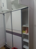 白浅【免费安装】衣柜卧室储物柜子移门衣橱简易推拉门大衣柜 【三门】1.6米主柜+顶柜 实拍图