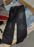 顶峰保罗（Dingfengbaoluo）美式加绒牛仔裤子男冬季高街直筒宽松加厚阔腿长裤DFS05JR复古蓝L 实拍图