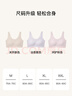Ubras care情人节 圆领可置义乳背心文胸 舒适内衣女 术后舒适基础款 兰花烟色 （呵护粉色） L 实拍图
