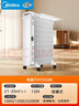 美的（Midea）【白玉】取暖器/电暖器/电暖气家用/烤火炉/13片节能速热/电热油汀/油酊/加热器/烘衣加湿HYX22N 实拍图