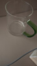 青苹果耐热玻璃水杯465ml四只 四色把手围炉煮茶杯牛奶杯一人一杯不混杯 实拍图