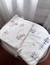 十月结晶婴儿包单秋冬季新生儿婴儿包被防惊跳纯棉抱被产房用品 南瓜城堡【四季双层】柔软包边 85*85cm 实拍图